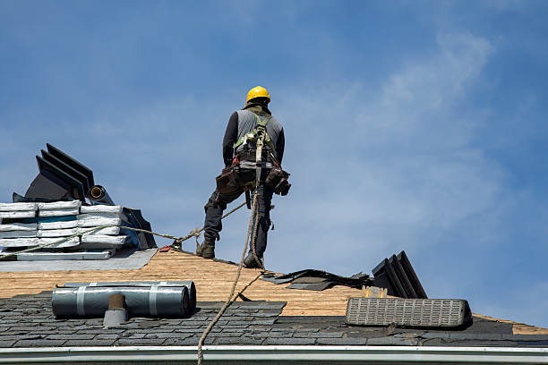 Professional Flat Roof Repair technician working in North Wilkesboro, NC